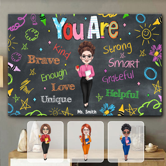 In This Class You Are Loved - Personalized Teacher Canvas And Poster