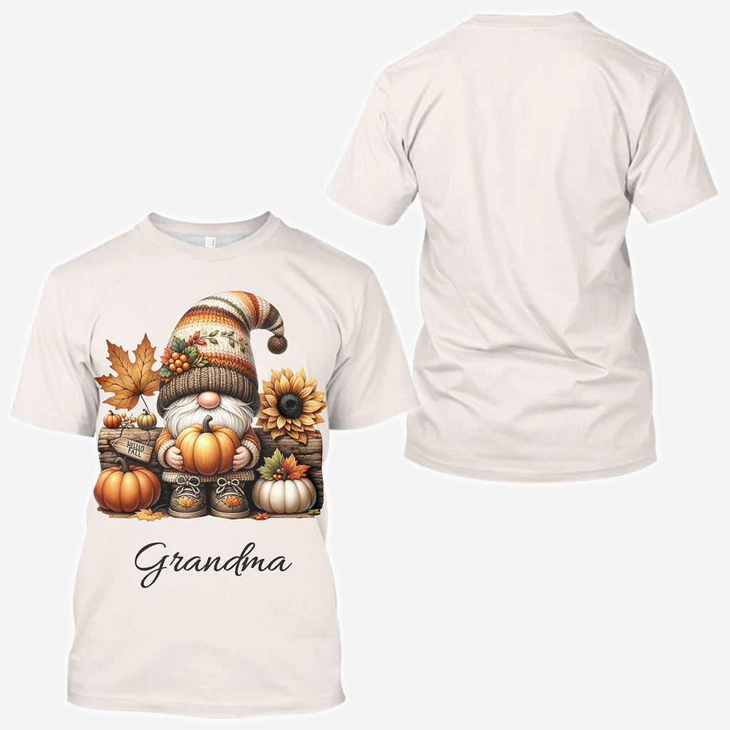Grandma's Little Pumpkins - Personalized Grandma All Over Shirt