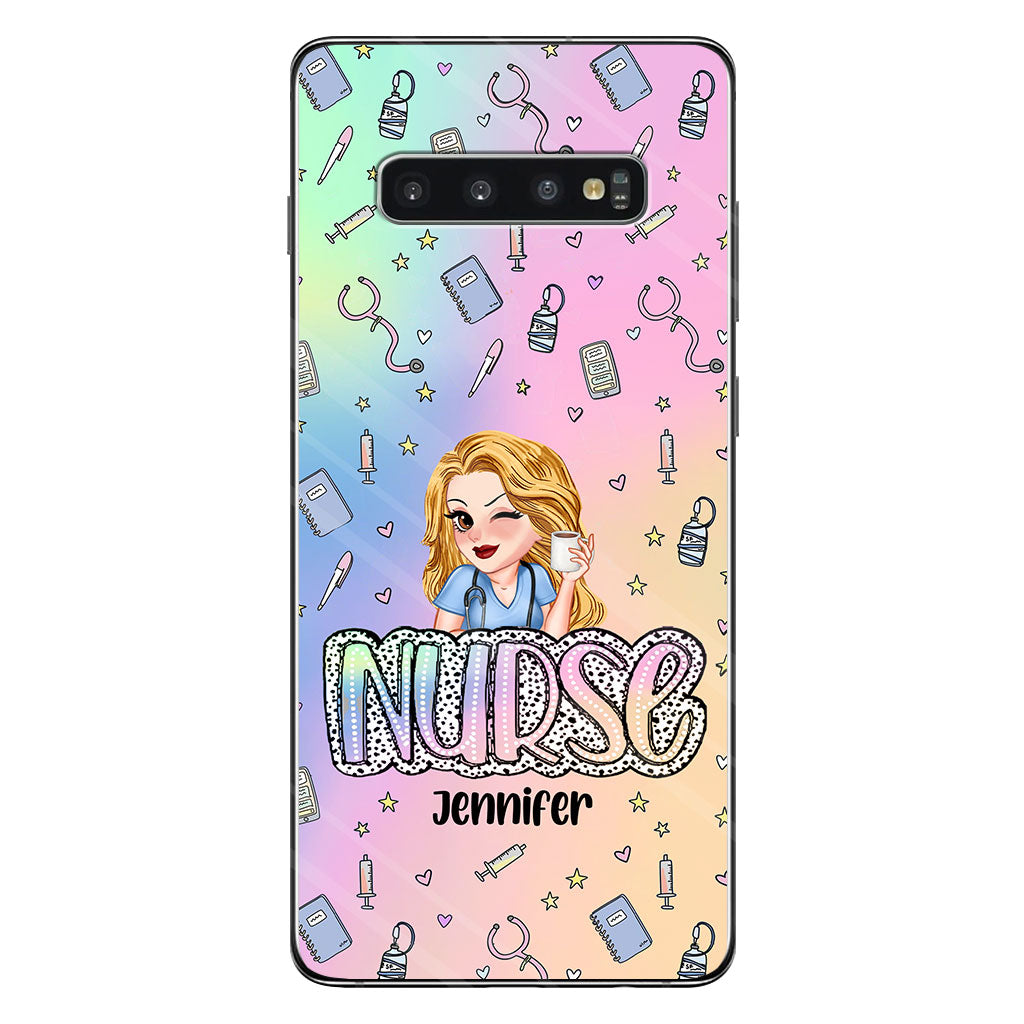 Nurse Life - Personalized Nurse Clear Phone Case