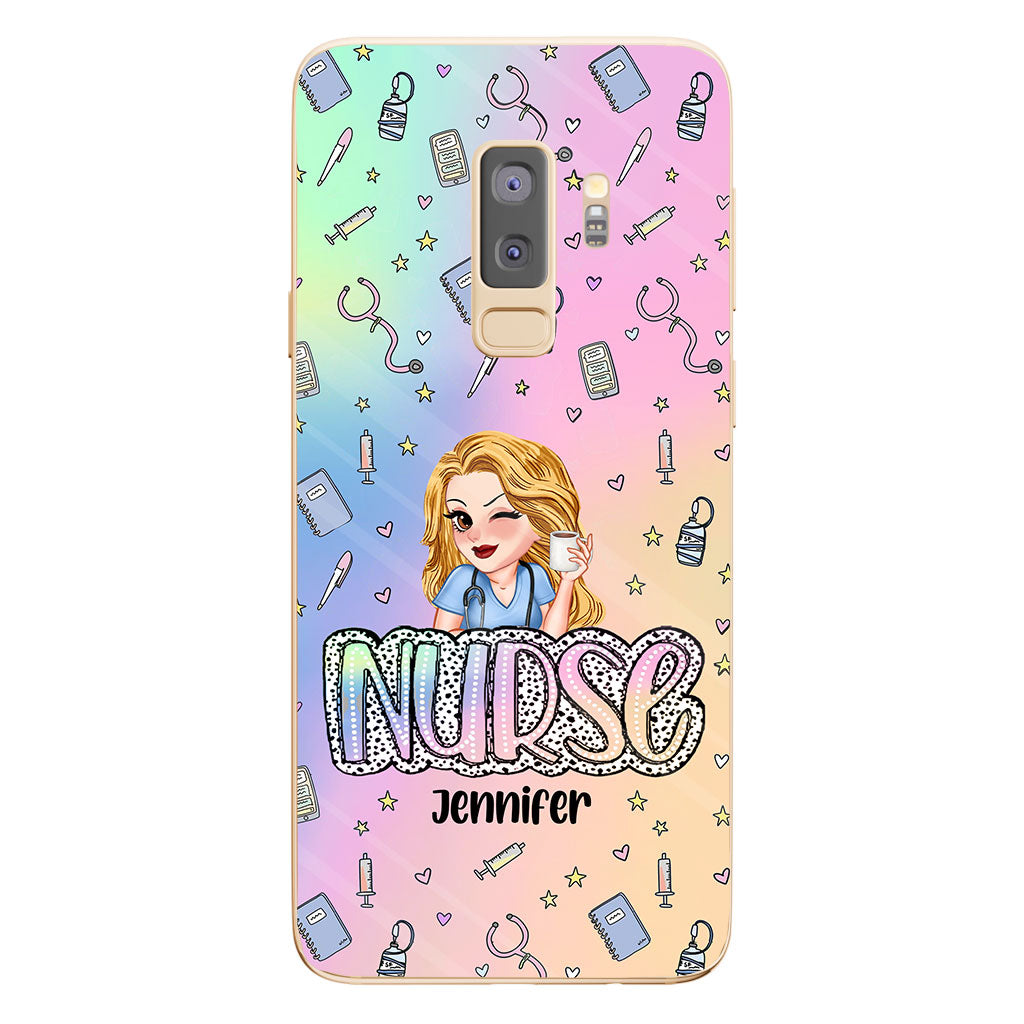 Nurse Life - Personalized Nurse Clear Phone Case