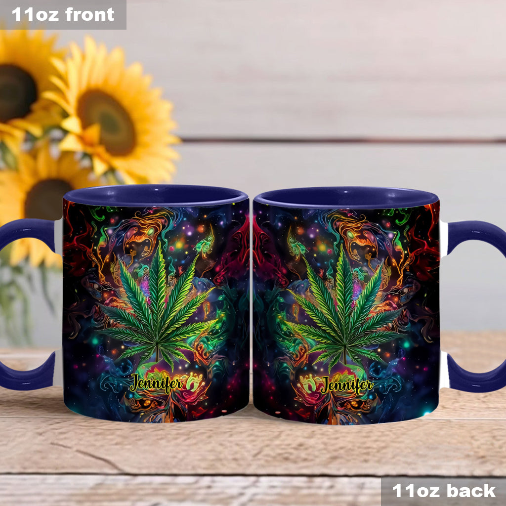Stoner Chick - Personalized Weed Accent Mug