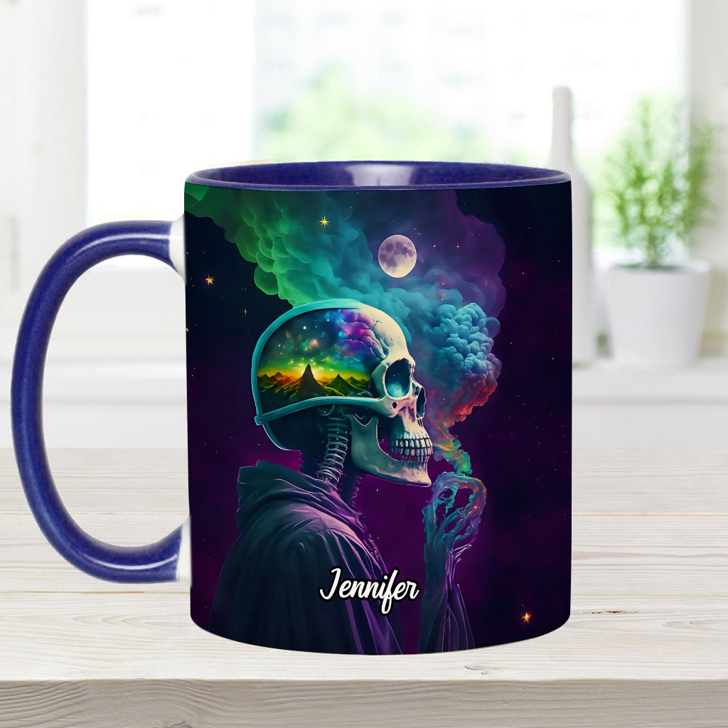 A Little High - Personalized Weed Accent Mug