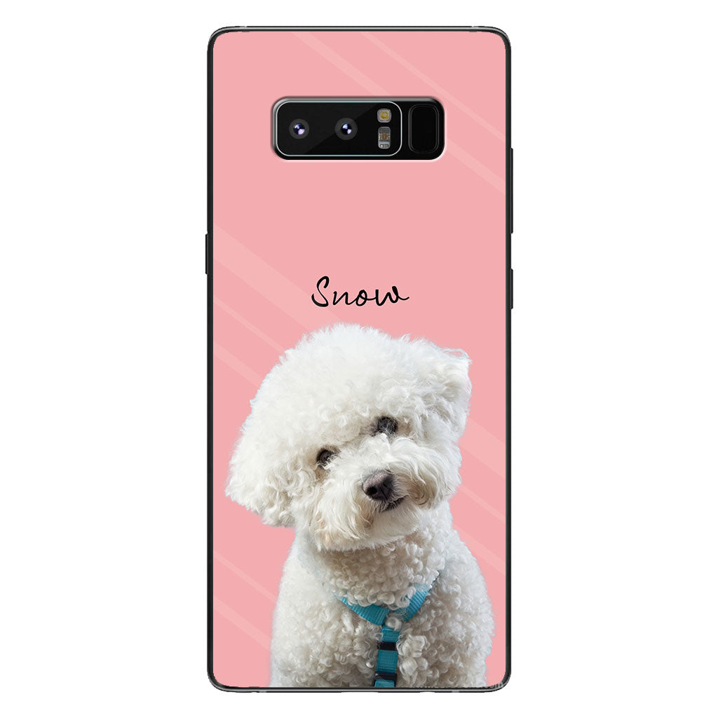 Lovely Dog Cat Pet Portrait - Personalized Dog Clear Phone Case