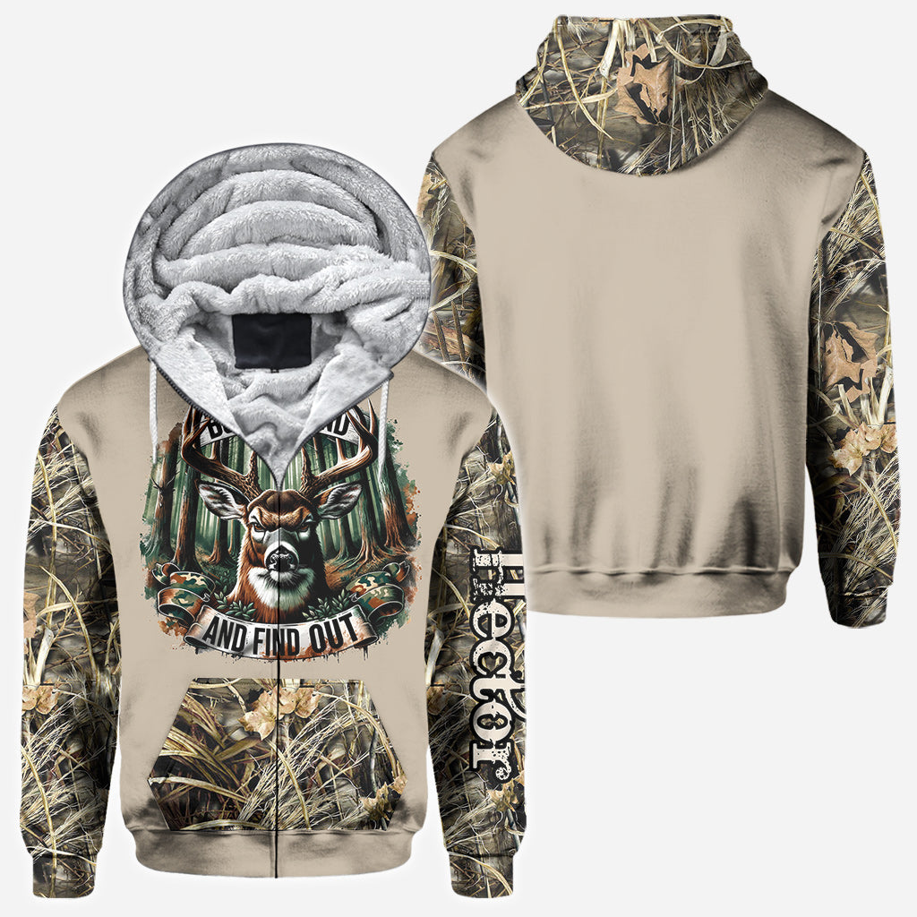 Buck Around And Find Out - Personalized Hunting All Over Shirt