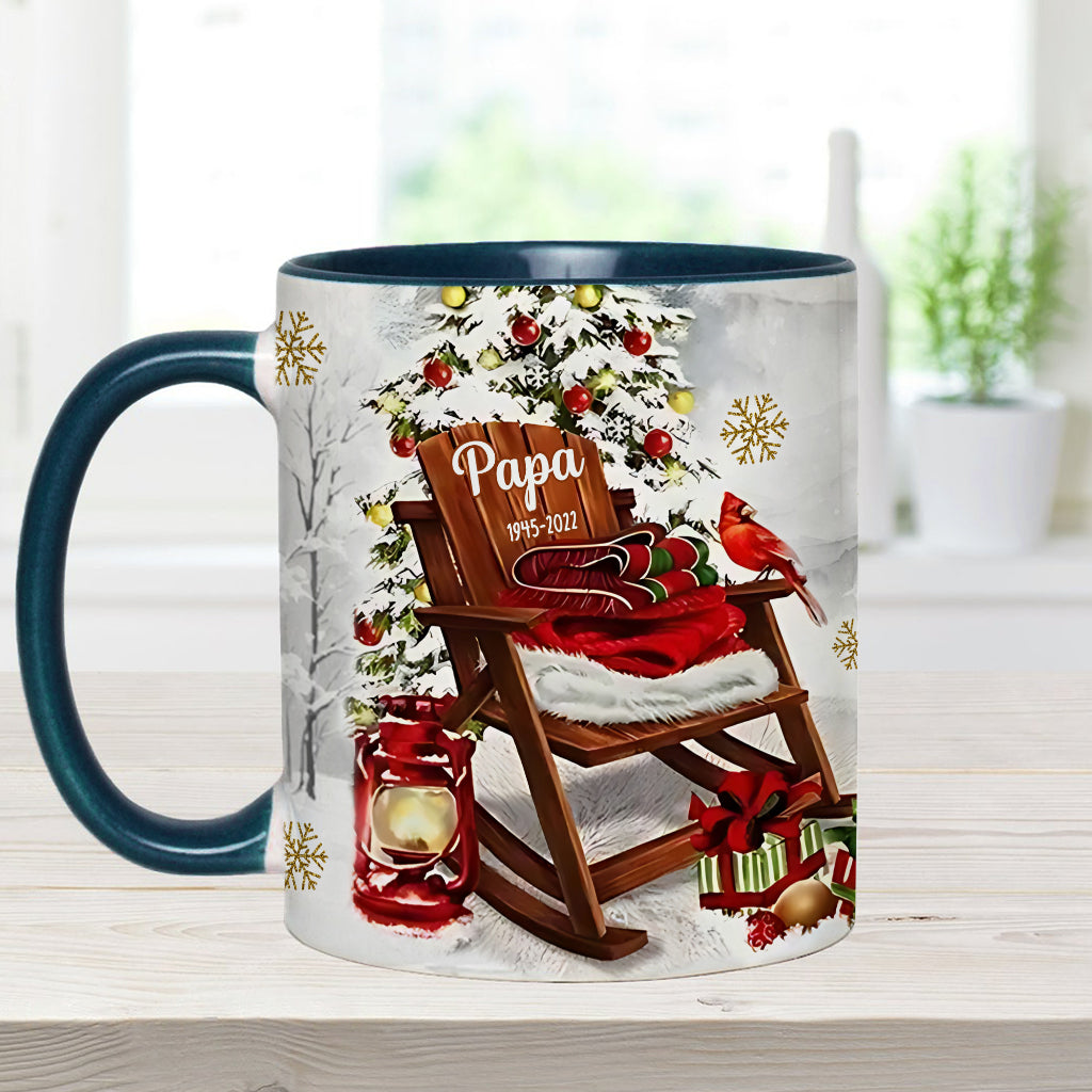 Christmas In Heaven - Personalized Memorial Accent Mug