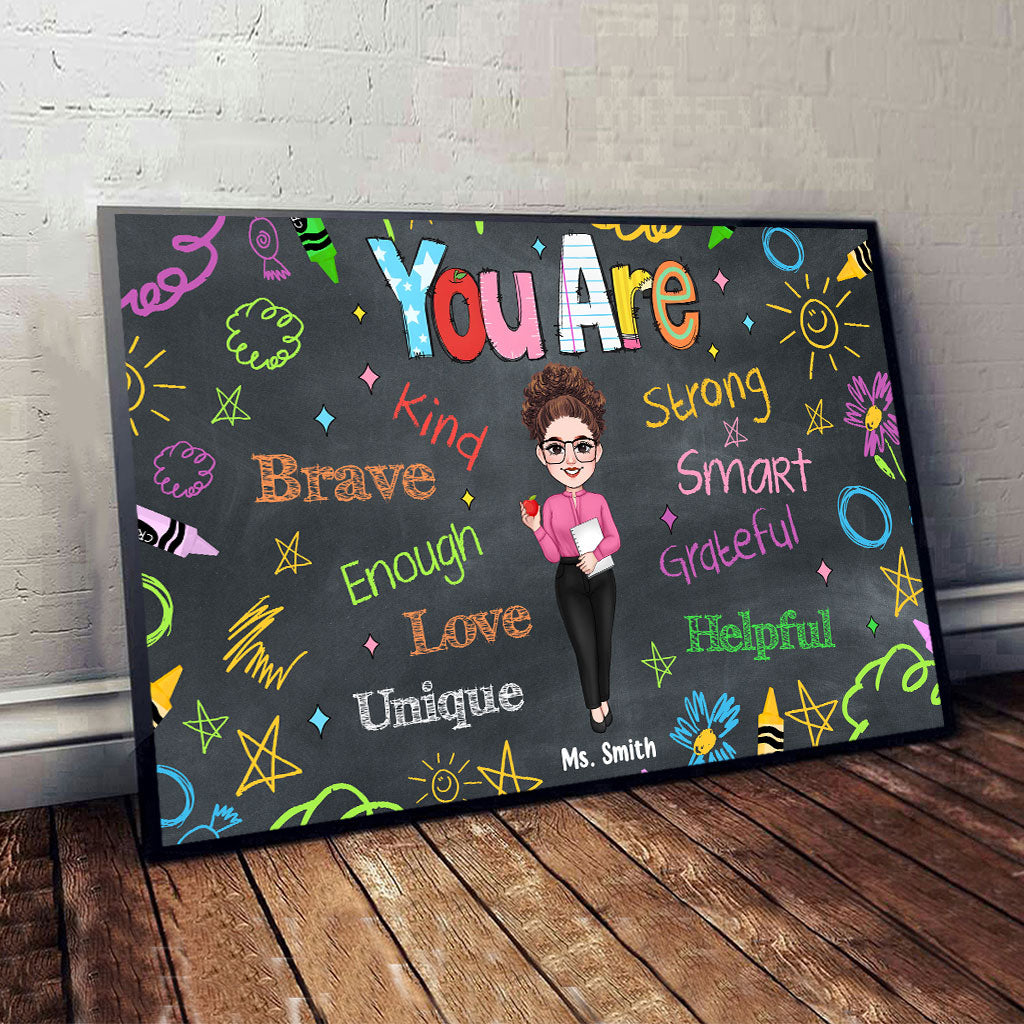 In This Class You Are Loved - Personalized Teacher Canvas And Poster