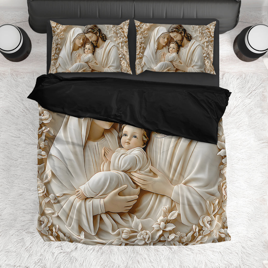 The Holy Family - Christian Bedding Set