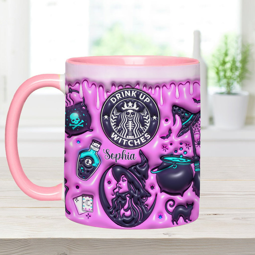 Drink Up Witches - Personalized Witch Accent Mug