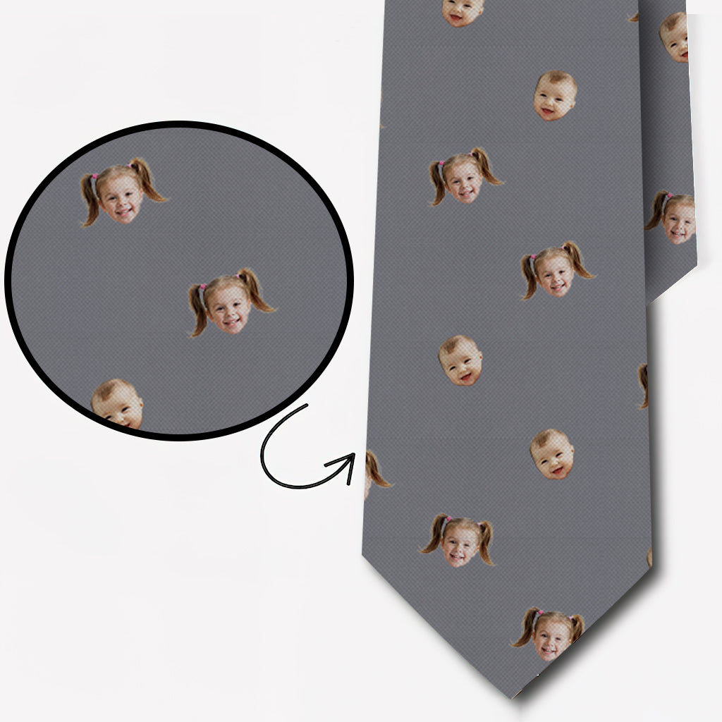 Any Photo - Personalized Father Necktie