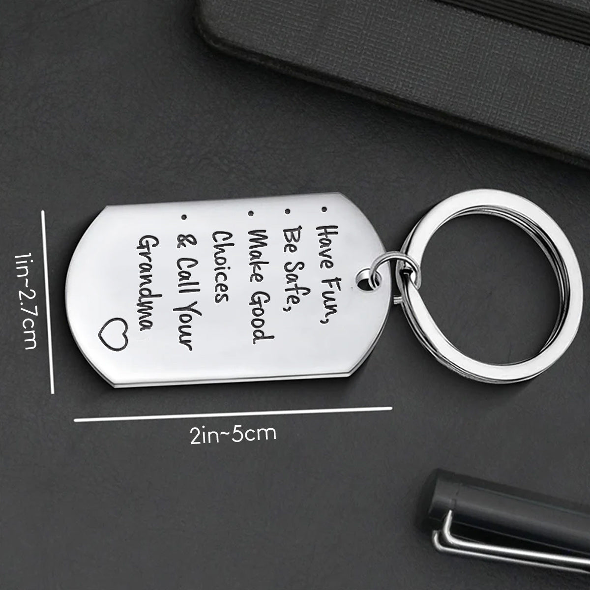 Have Fun Make Good Choices Call Your Nana - Personalized Graduation Epoxy Metal Keychain