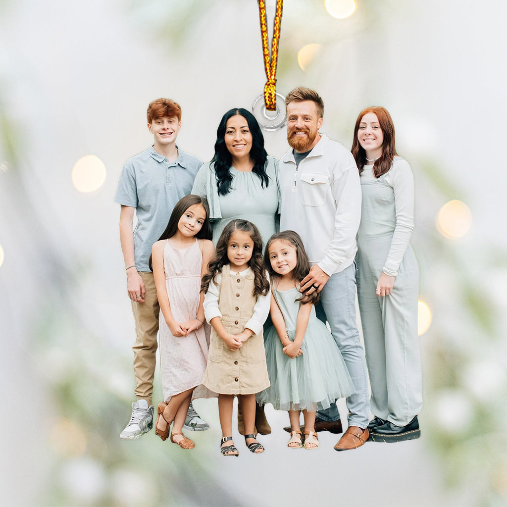 Any Photo Ornament - Personalized Family Custom Shaped Ornament