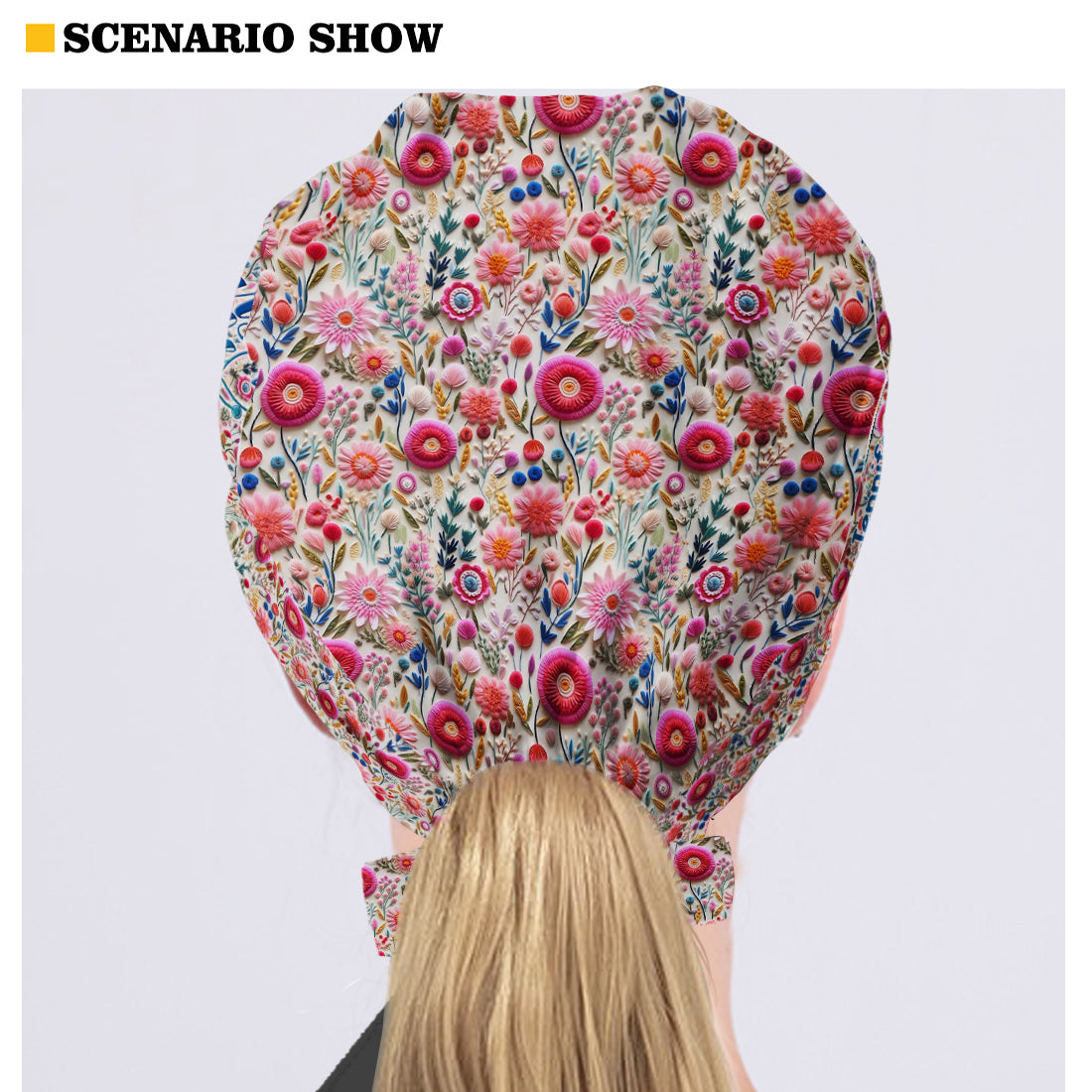 Nurse Life Floral Style - Personalized Nurse Scrub Cap