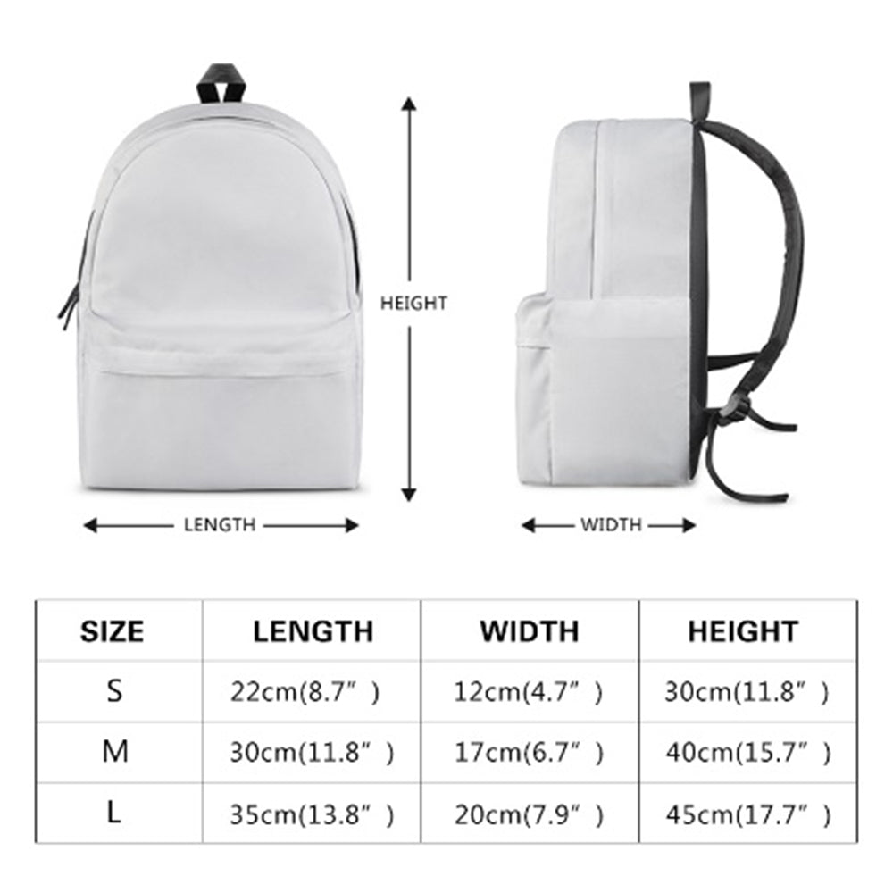 Wavy Check Back to School - Personalized Kid Backpack