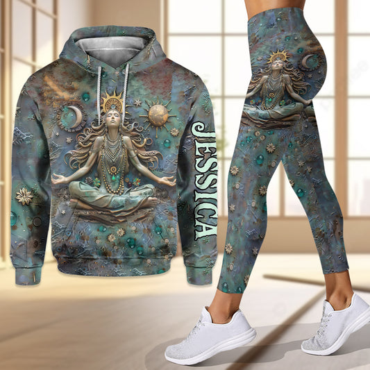 Lose Your Mind Find Your Soul - Personalized Yoga Hoodie and Leggings