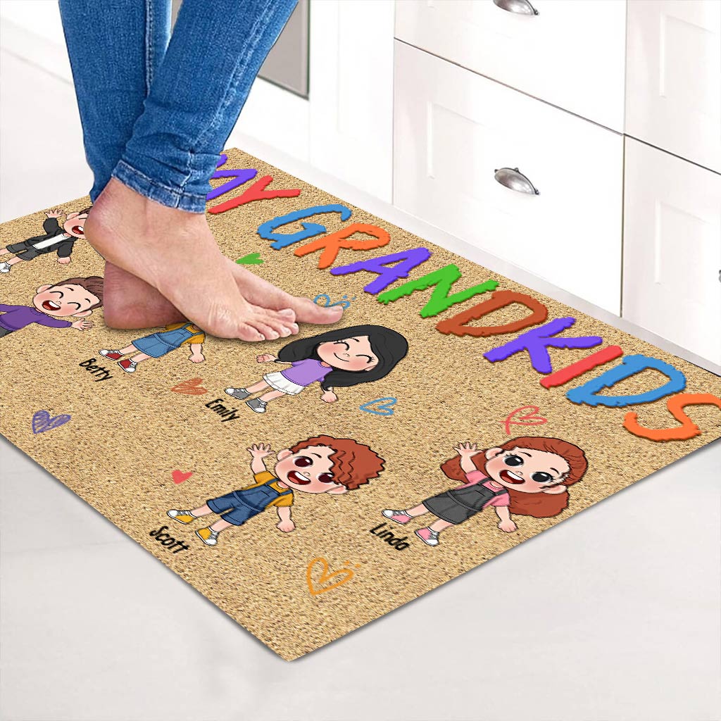 My Grandkids - Personalized Grandma Doormat