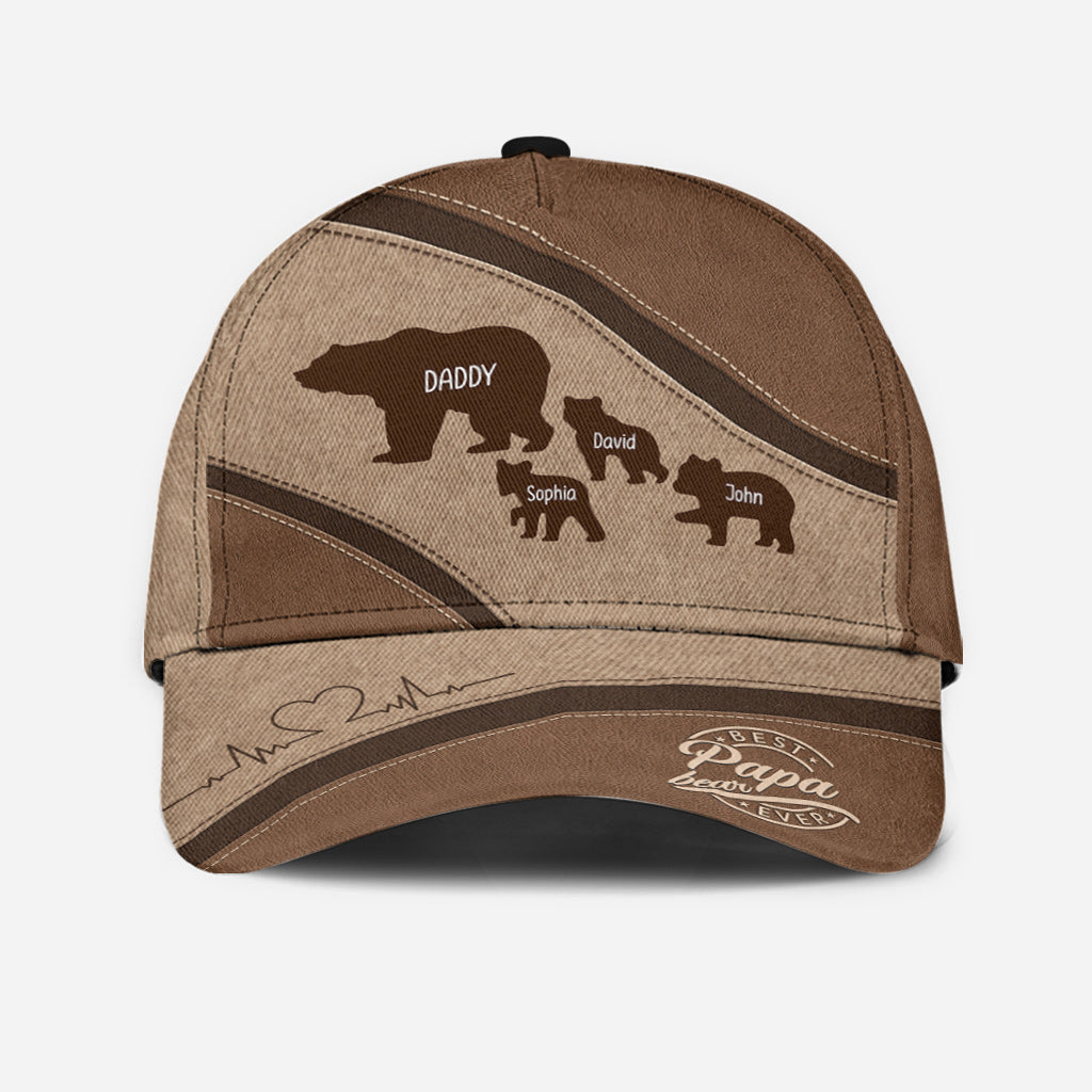Papa Bear - Personalized Father Classic Cap