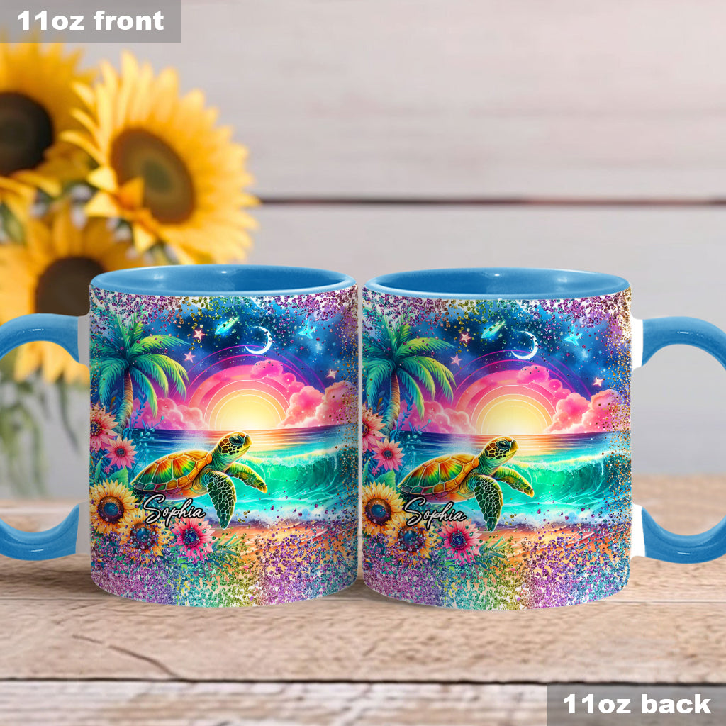 Love Turtles - Personalized Turtle Accent Mug