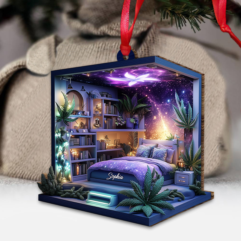 Magic Leaf Room - Personalized Weed Ornament