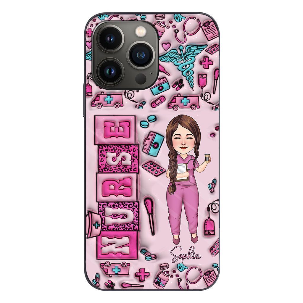 Nurse Life - Personalized Nurse Clear Phone Case