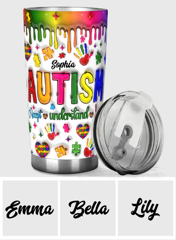 Autism Awareness - Personalized Autism Awareness Tumbler