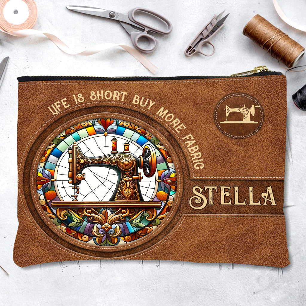 Colorful Sewing Machine - Personalized Sewing Pouch