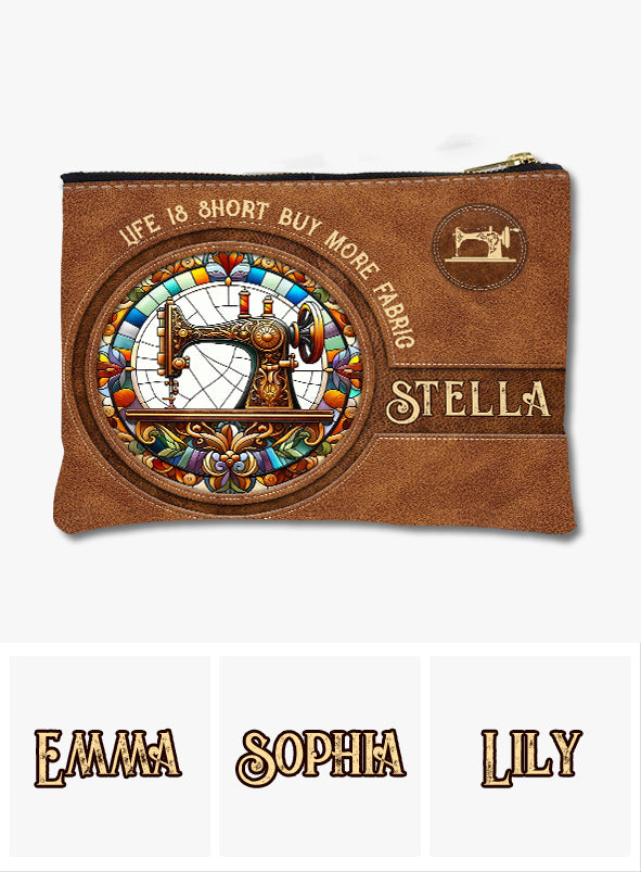 Colorful Sewing Machine - Personalized Sewing Pouch