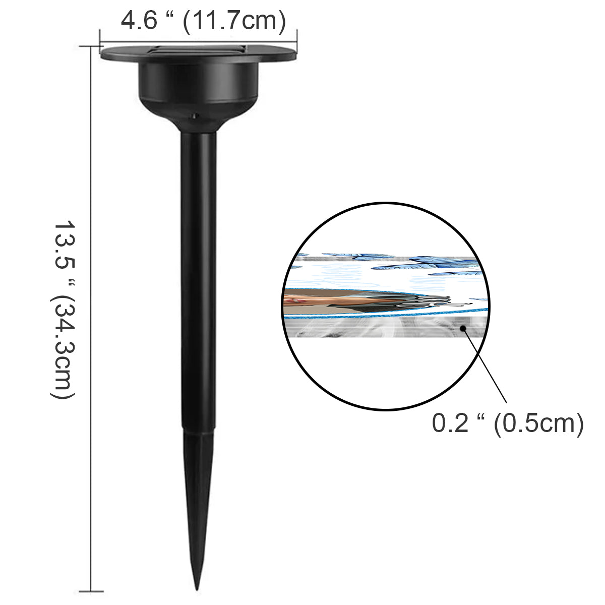 Forever In My Heart - Personalized Memorial Garden Solar Light