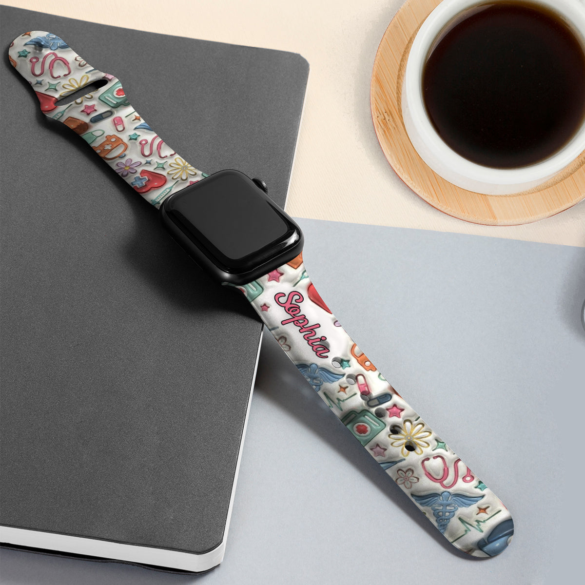 Nurse Life - Personalized Nurse Apple Watch Band