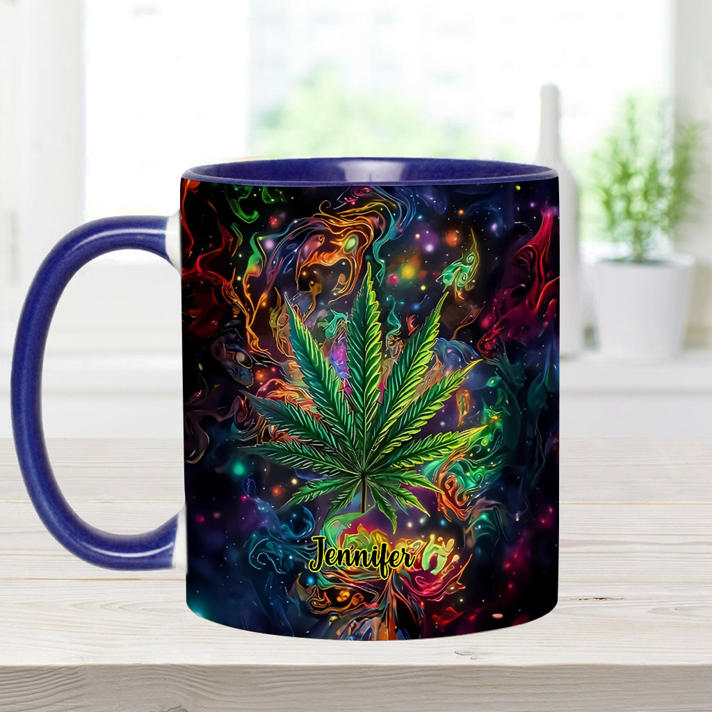 Stoner Chick - Personalized Weed Accent Mug