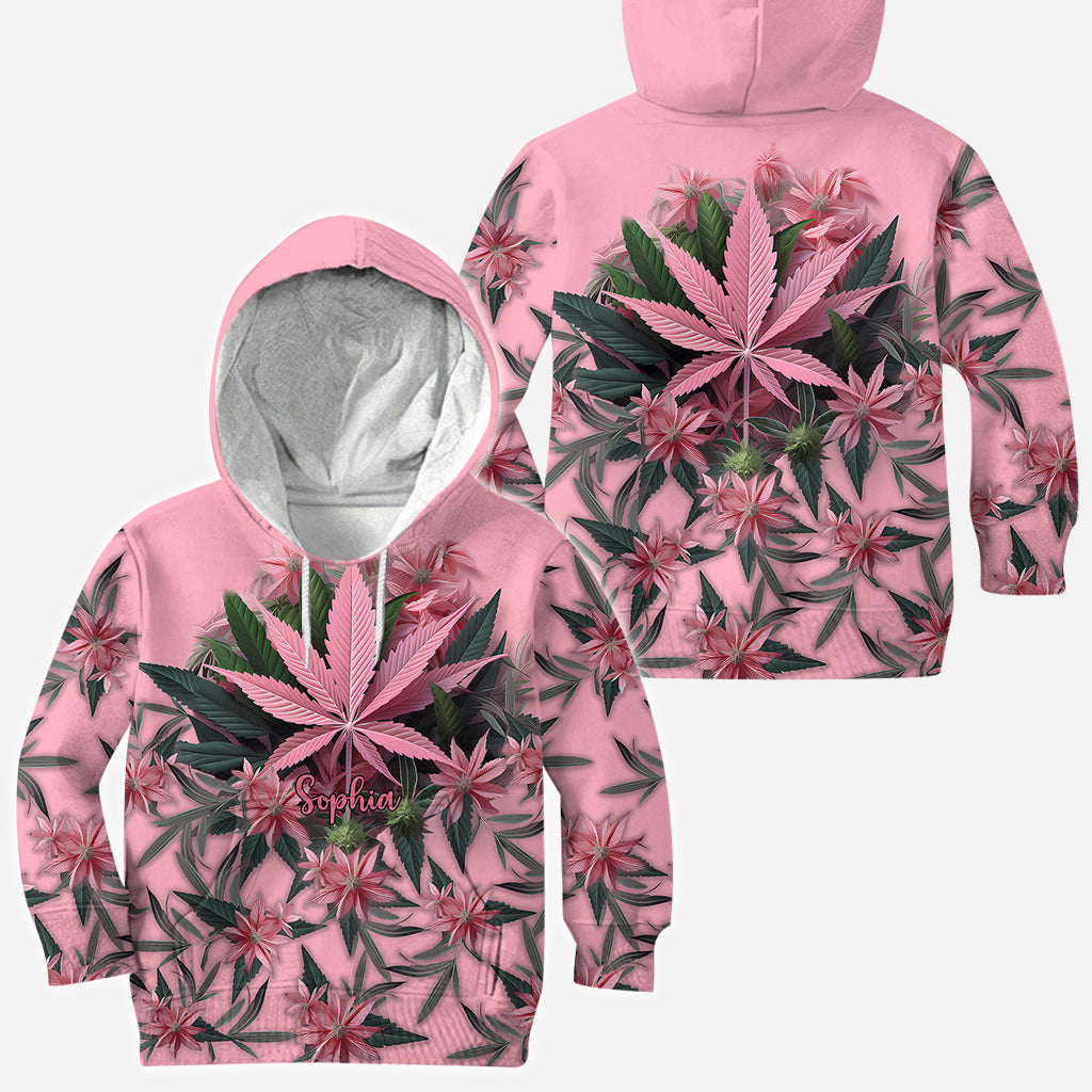 Pink Stoner Chick - Personalized Weed All Over Shirt