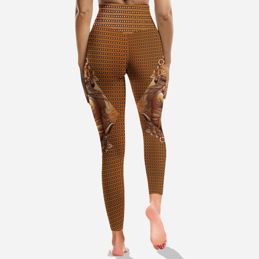 A Girl And Her Horse - Personalized Horse Hoodie and Leggings