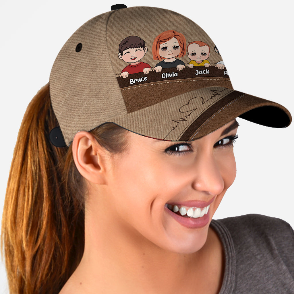 Daddy's Team Unbreakable Bond - Personalized Father Classic Cap
