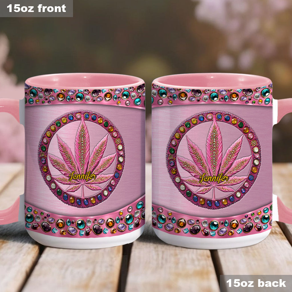 Stoner Chick - Personalized Weed Accent Mug