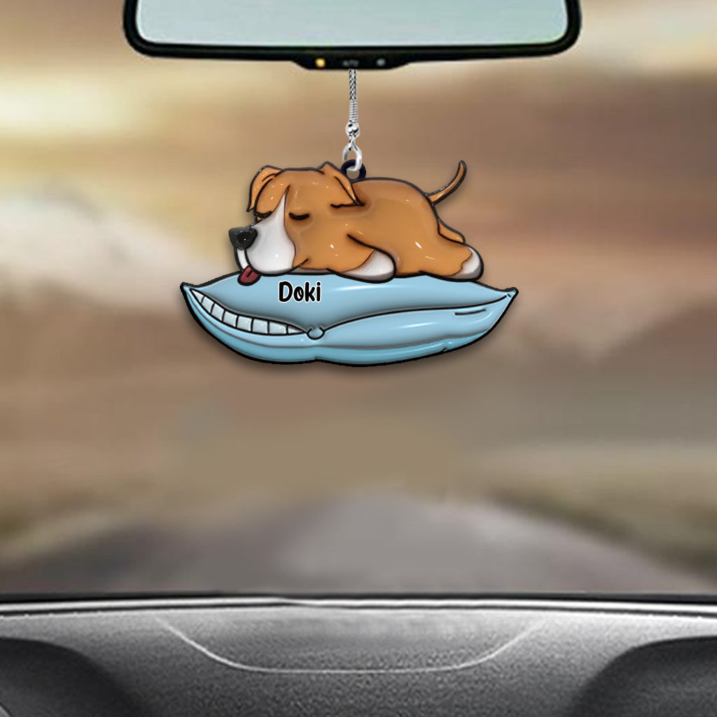I Love My Dogs - Personalized Dog Car Ornament