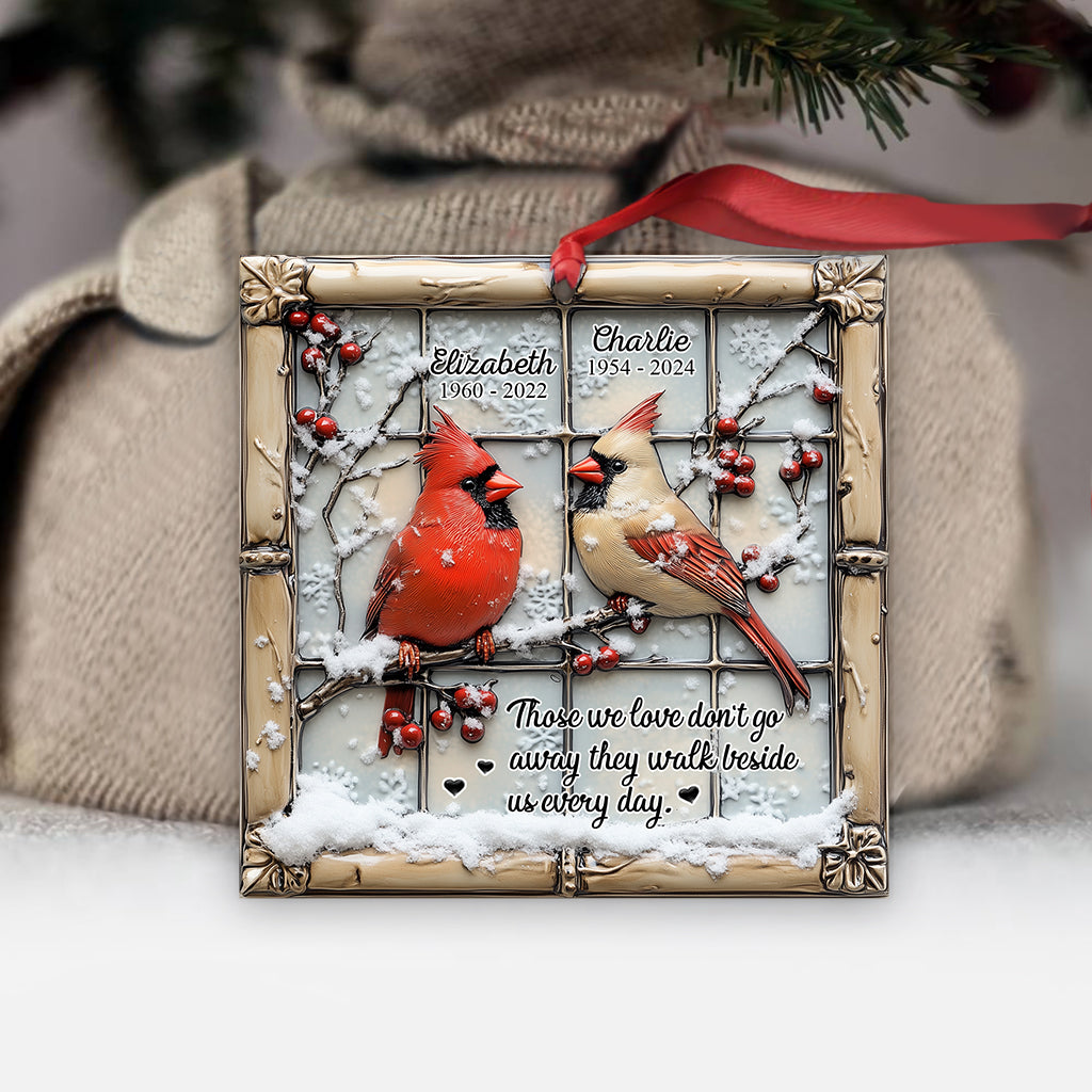 They Fly Beside Us Everyday - Personalized Memorial Ornament