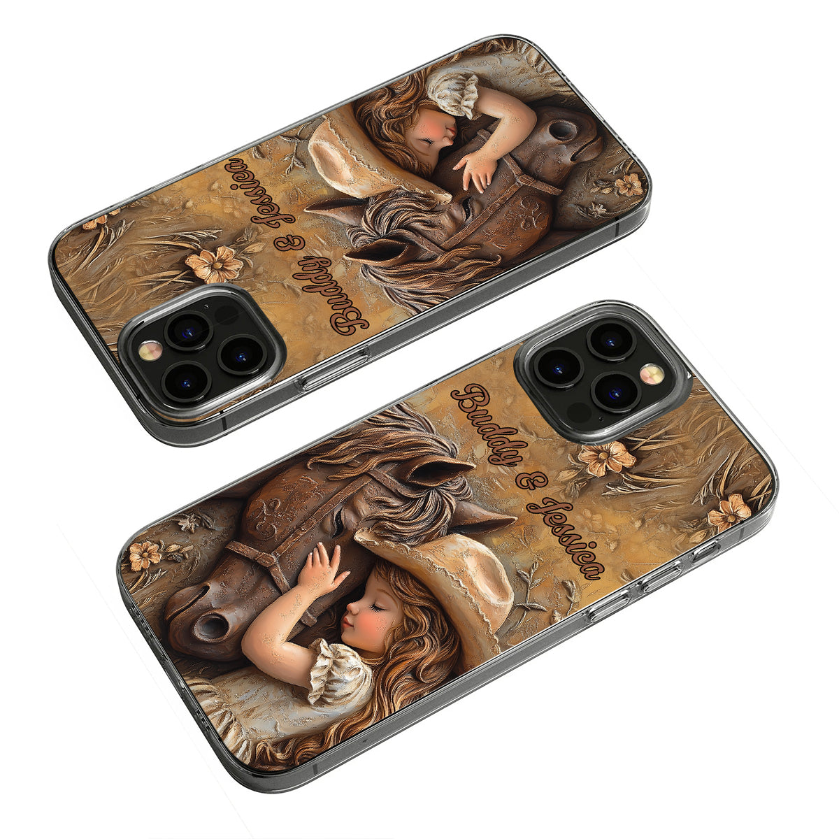 Just A Girl Who Loves Horse - Personalized Horse Clear Phone Case