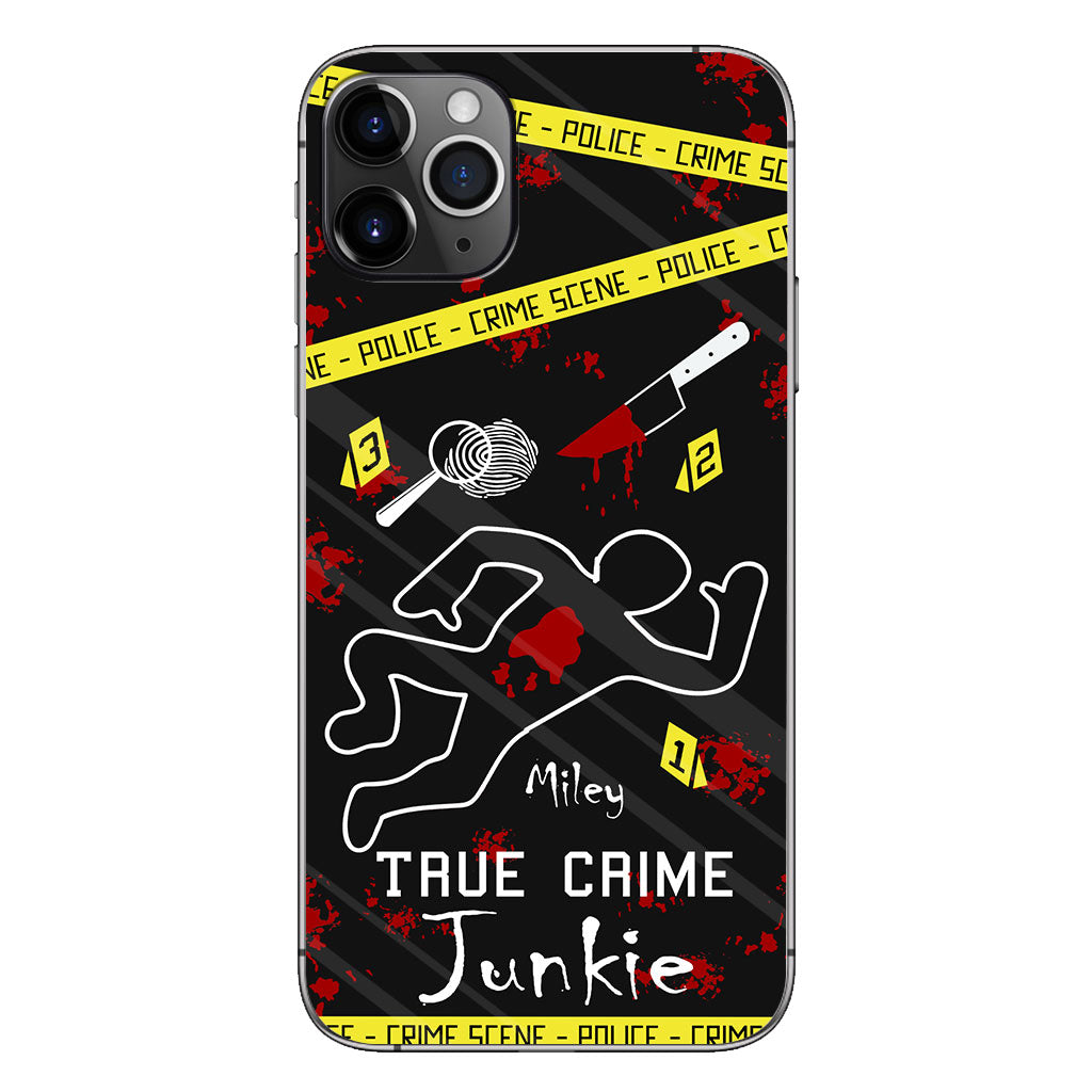 True Crime Junkie - Personalized Phone Case