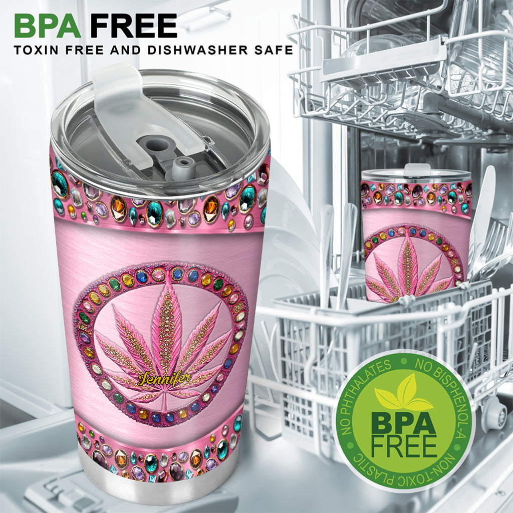 Stoner Chick - Personalized Weed Tumbler