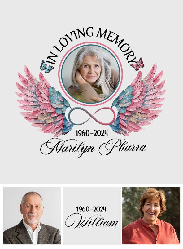 In Loving Memory - Personalized Memorial Decal Die Cut