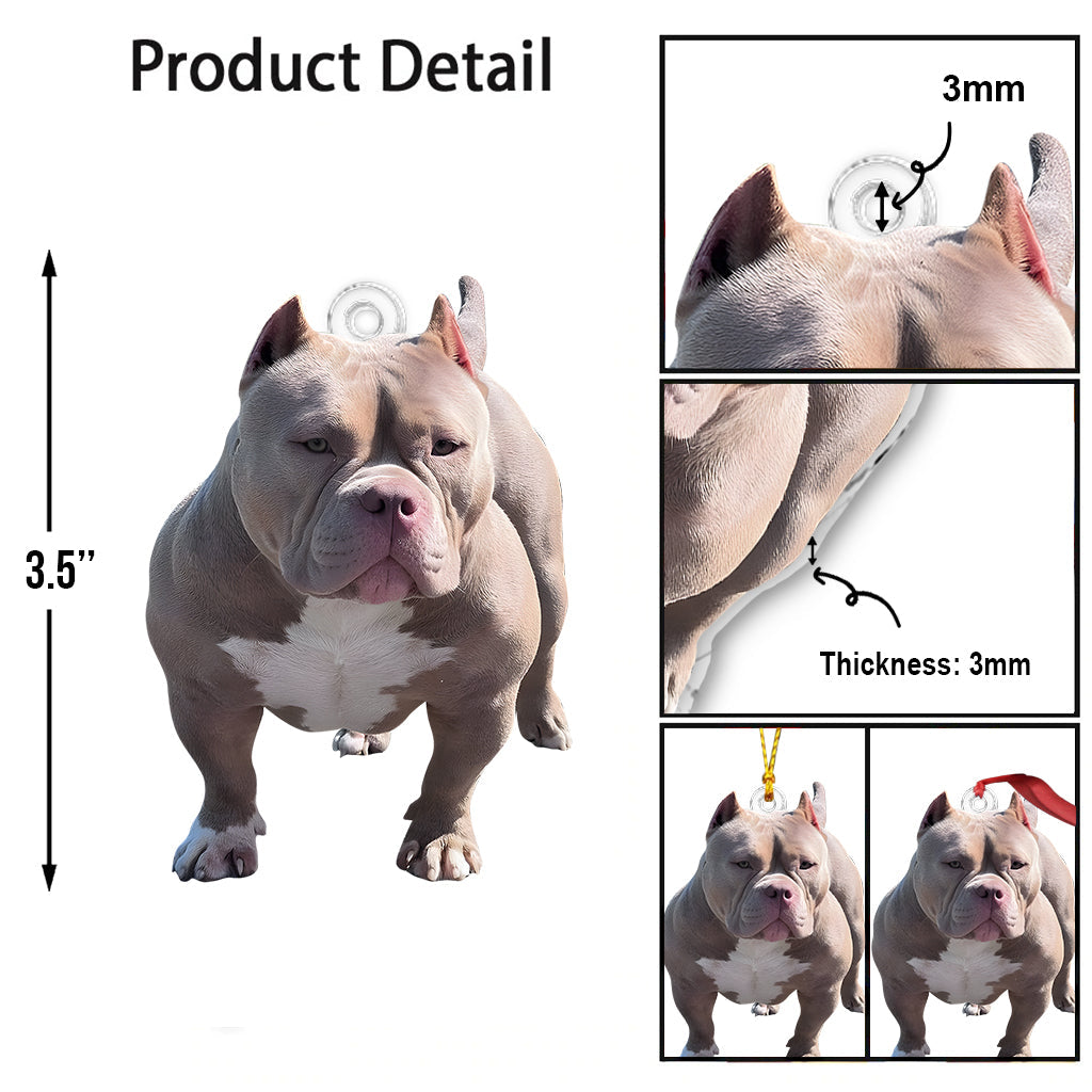 Any Photo Ornament - Personalized Dog Custom Shaped Ornament