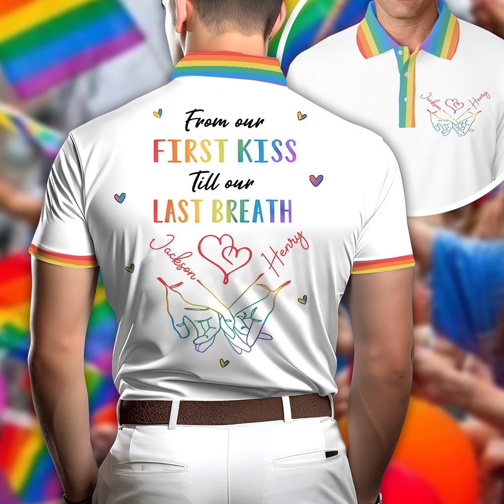I'm Keeping You - Personalized LGBT Support Polo Shirt