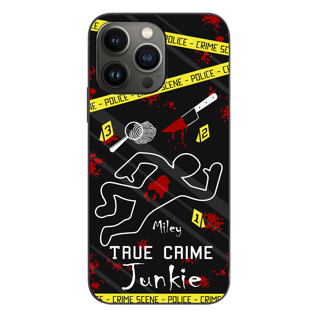 True Crime Junkie - Personalized Phone Case