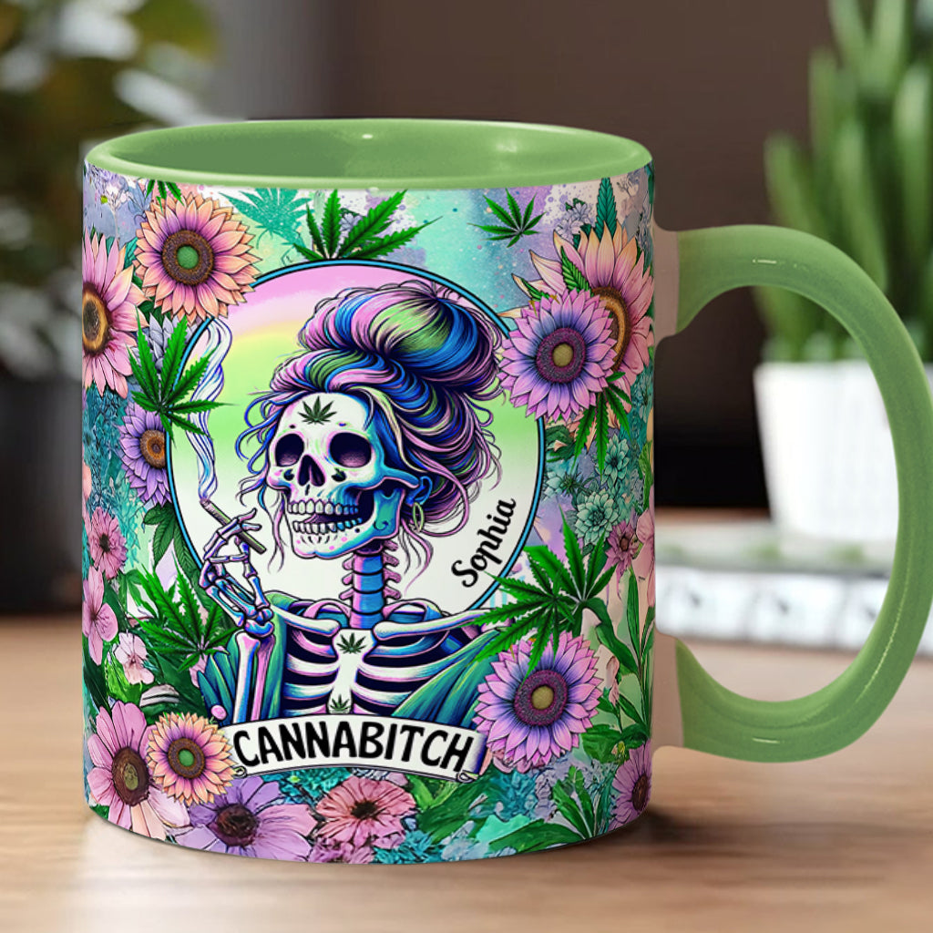 Cannabitch - Personalized Weed Accent Mug