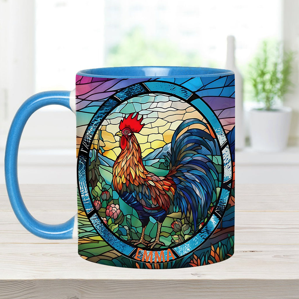 Love Chicken - Personalized Chicken Accent Mug