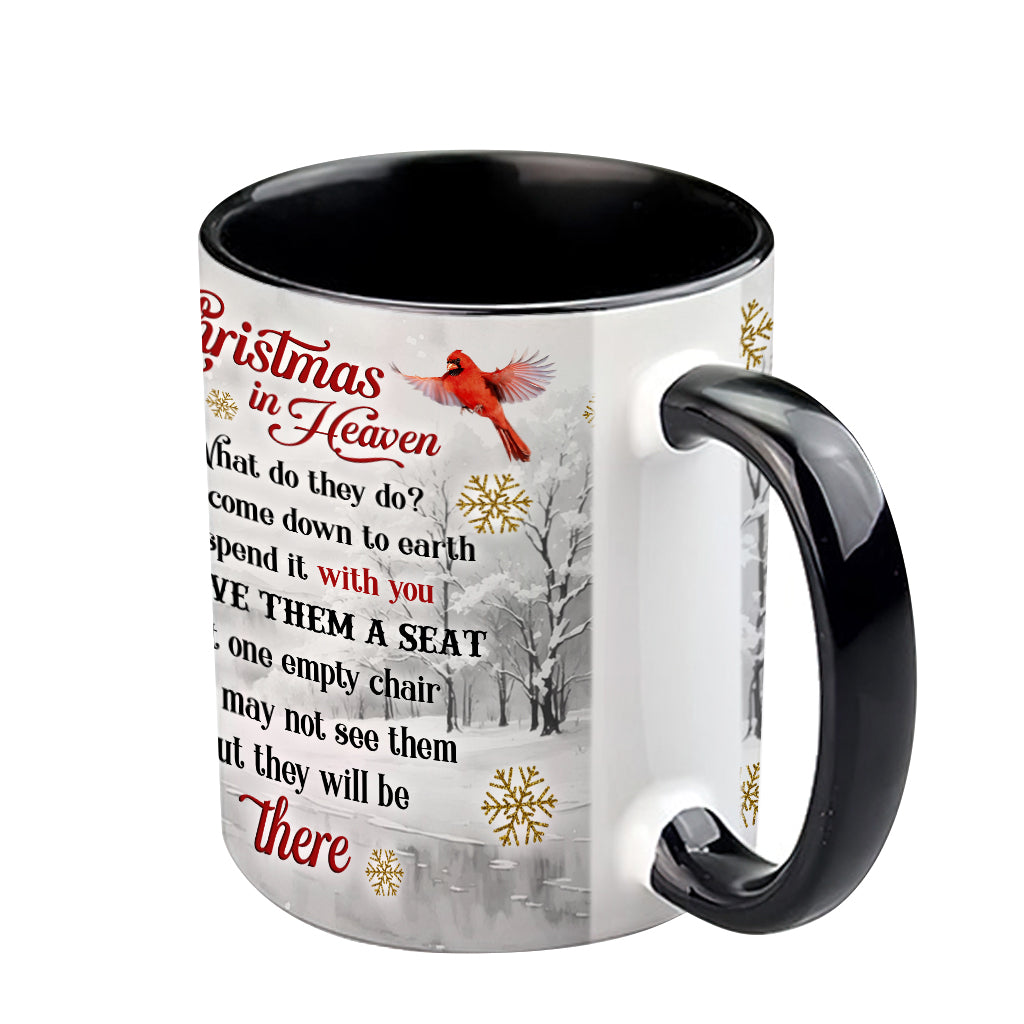 Christmas In Heaven - Personalized Memorial Accent Mug