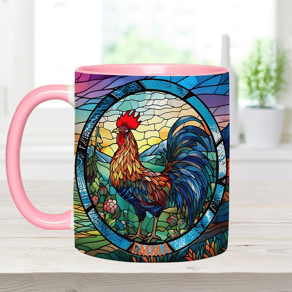 Love Chicken - Personalized Chicken Accent Mug