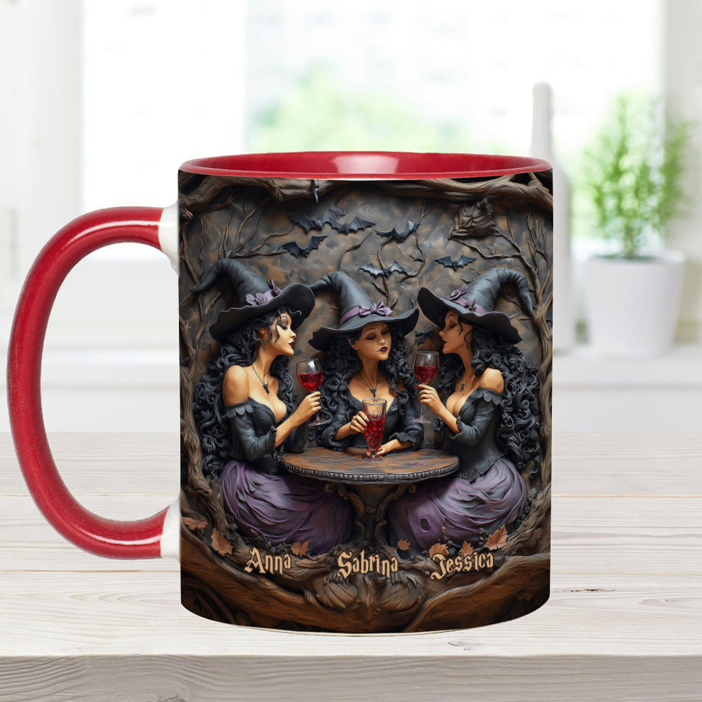 Drink Up Witches - Personalized Bestie Accent Mug
