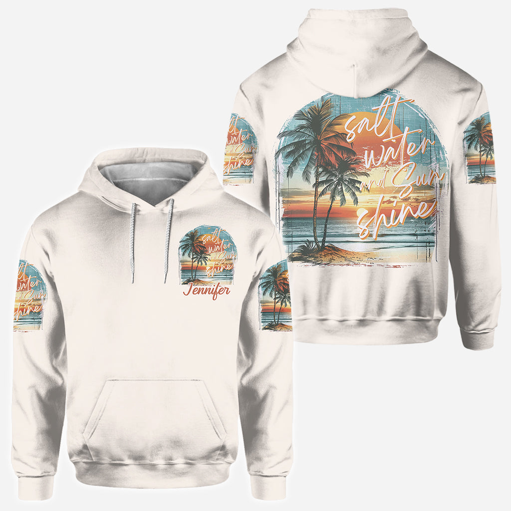 Salt Water Sunshine - Personalized Sea Lover All Over Shirt