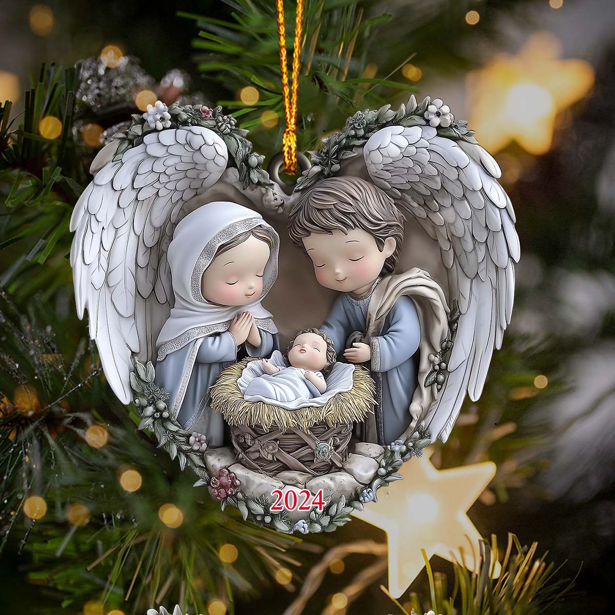 I Believe In Him - Personalized Christian Ornament