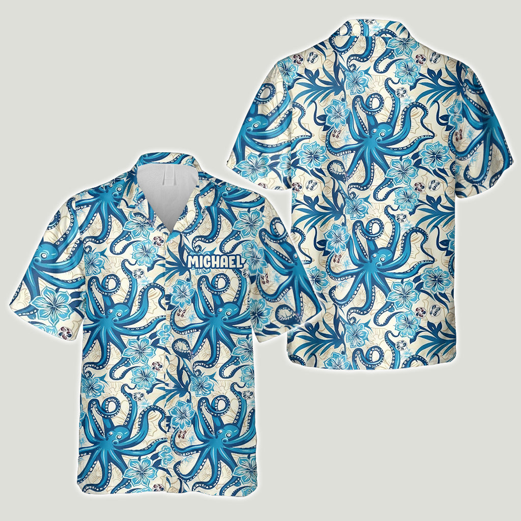 Cool Octopus - Personalized Sea Lover Hawaiian Shirt